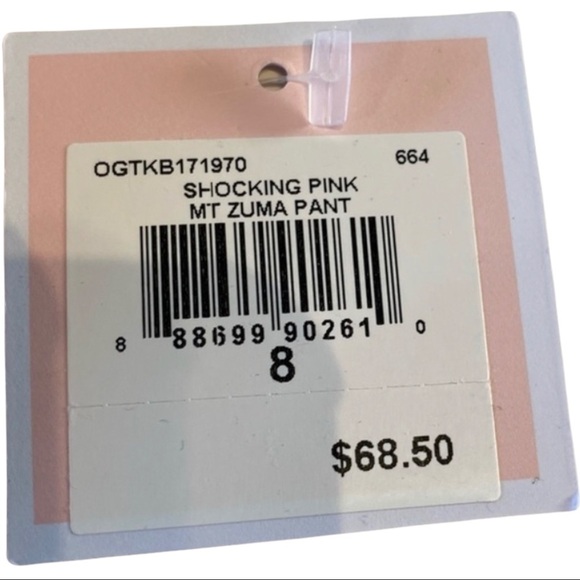 Juicy Couture Shocking Pink MT Zuma Pants Girl’s Soft Jogger Pants Various NWT - Picture 6 of 14